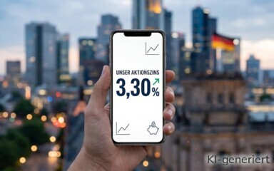 Ein aktueller Aktionszins liegt bei 3,30 % und die Bank bietet eine deutsche Einlagensicherung.