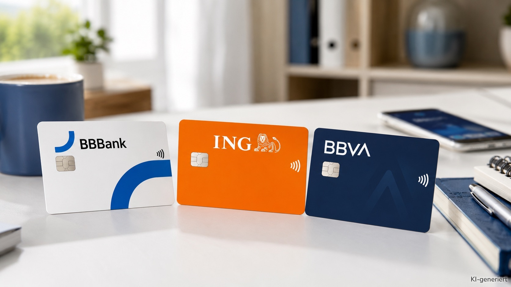 BBBank, ING und BBVA bieten unter bestimmten Bedingungen ein kostenloses Girokonto an.