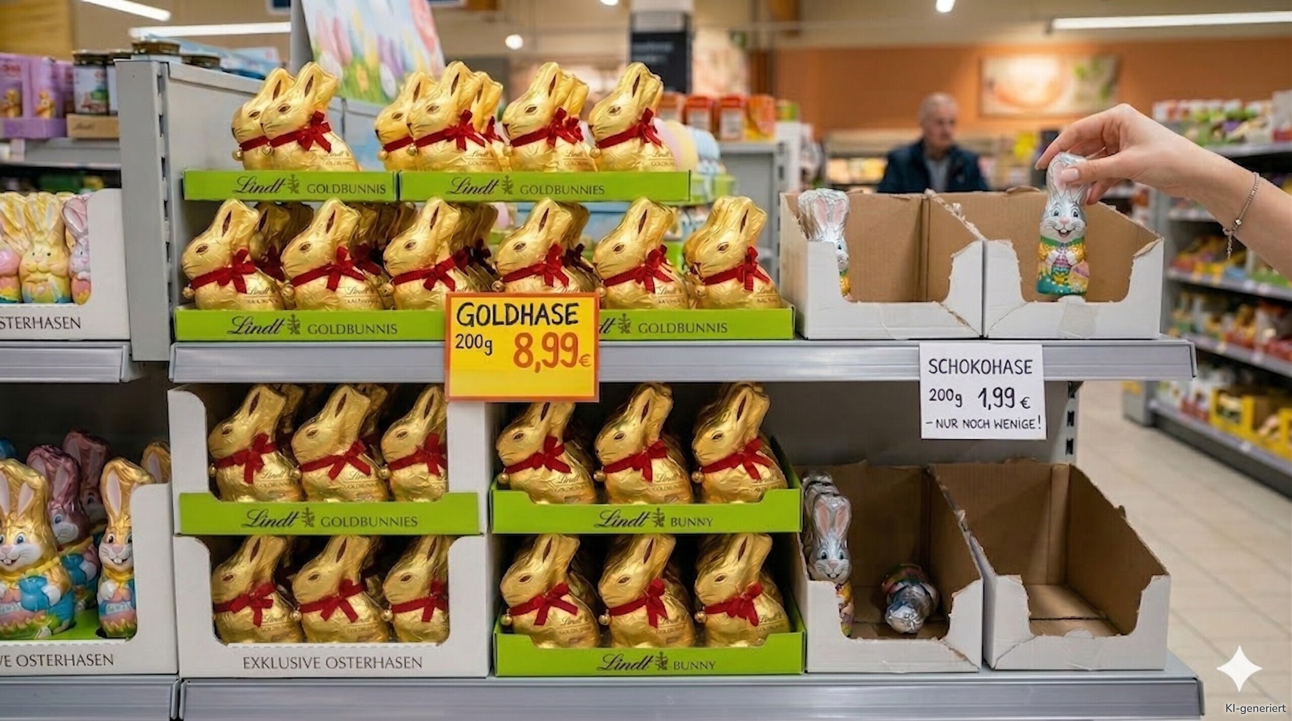 Osterhasen sind 2026 ziemlich teuer.