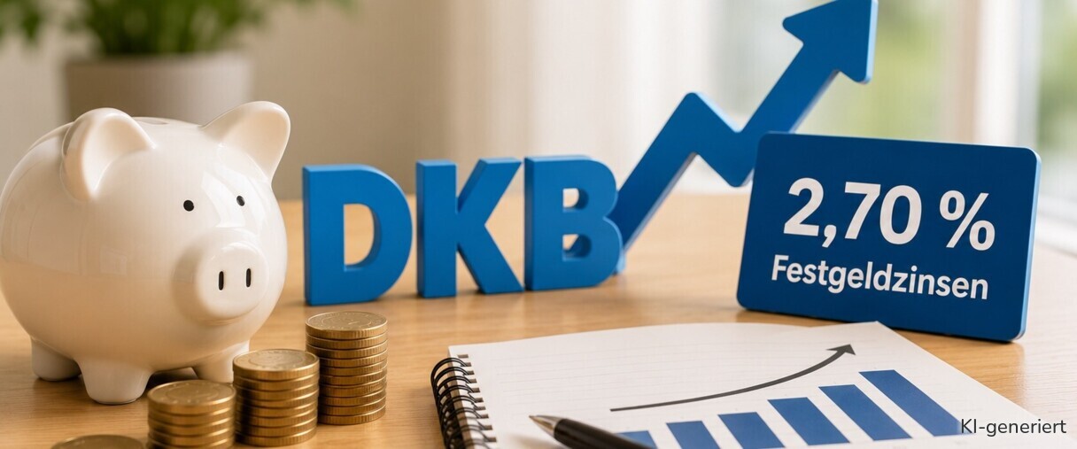 Die DKB hat die Festgeldzinsen auf bis zu 2,70 % angehoben. Lohnt sich die Anlage?
