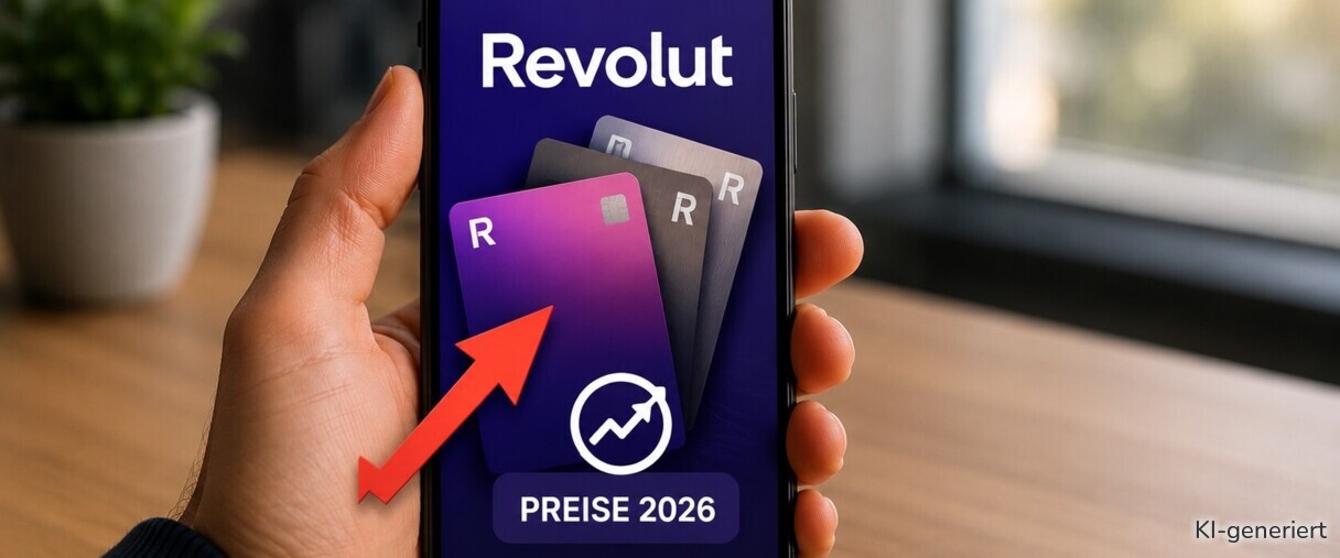 Revolut erhöht eine Preise.