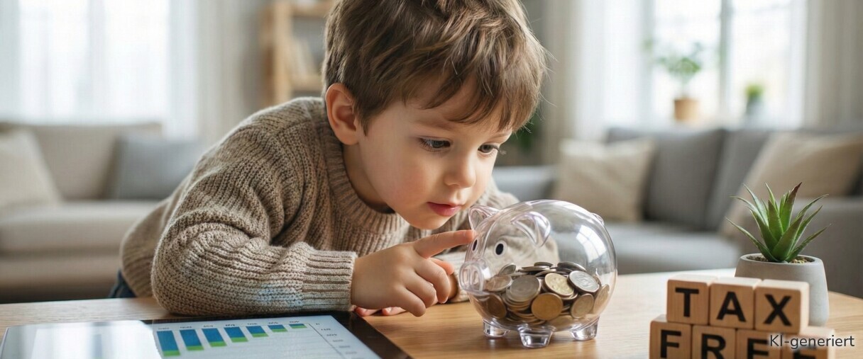 Wer früh mit Sparen anfängt, hat später mehr Geld.