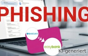 Eine Phishing-Mail im Namen der easybank (ehemals Barclays) ist im Umlauf.