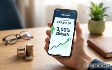 Eine beliebte Direktbank hat die Tagesgeldzinsen auf 3,00 % erhöht.